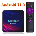 ТВ-приставка H96 Max V11, Android 11, 2,4 ГГц и 5,8 ГГц, поддержка 4K, Youtube, Google Play, голосовая приставка, H96MAX, Android TV Box