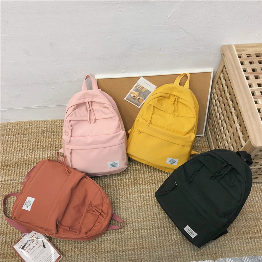 Повседневное письмо наклейка рюкзак для женщин Студенческая сумка девушки