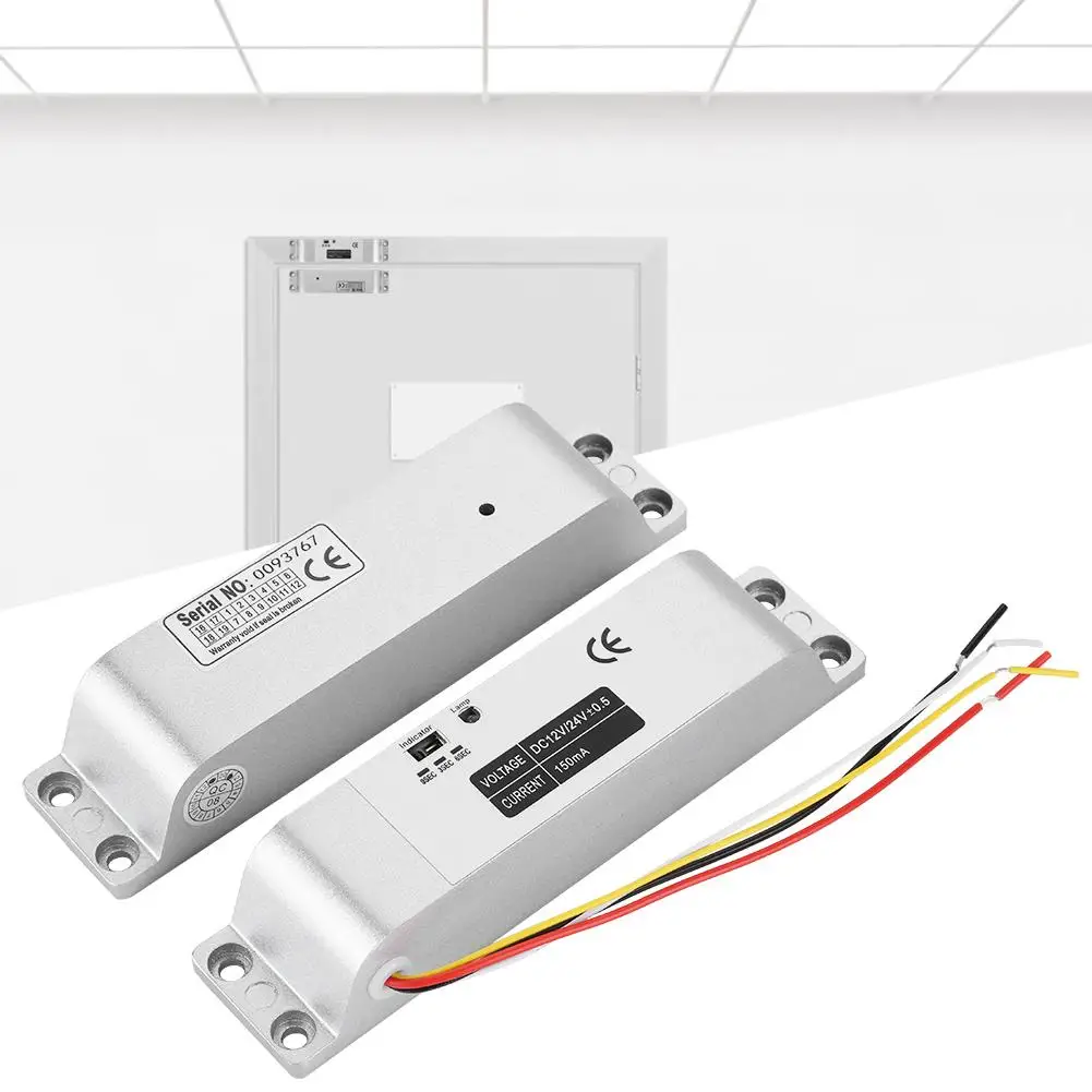DC12V 1000KG Electric Drop Door Lock Magnetic Induction Gate Entry Access Control Sturdy And Durable | Безопасность и защита