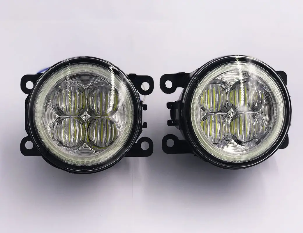 Car Styling 12V Powerful External 90MM LED Fog Light For Focus MK2/3 Fusion Fiesta MK7 Automobiles H11 Socket Halogen Lamp | Автомобили и