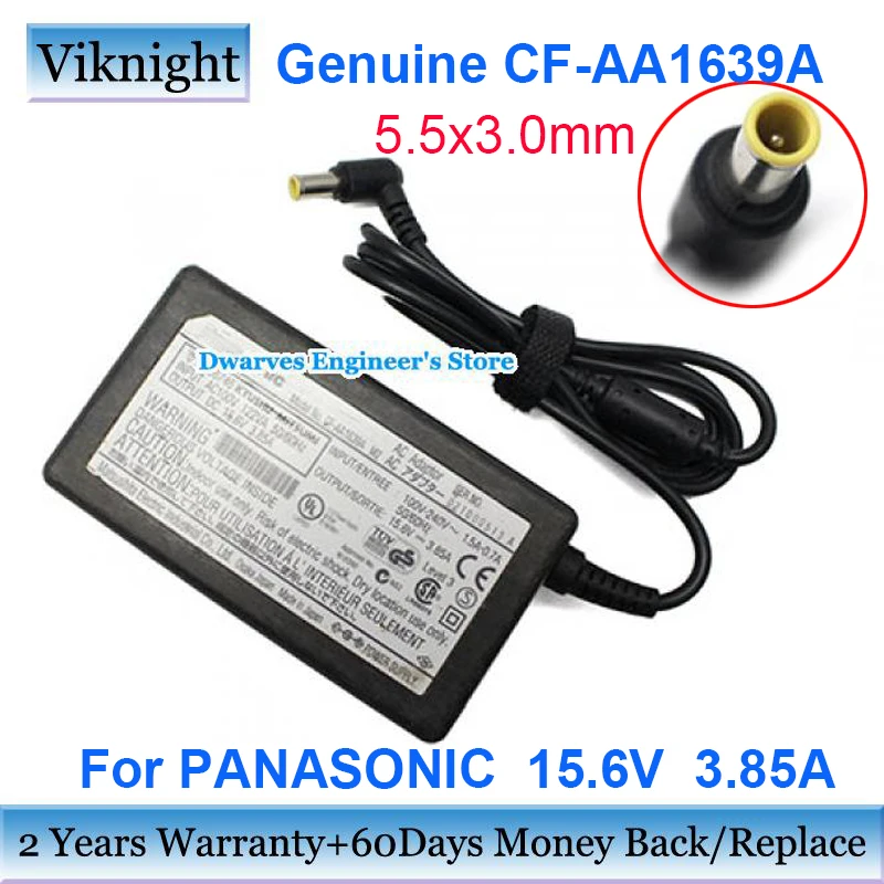 

15.6V 3.85A AC Adapter Power Supply For PANASONIC TOUGHBOOK CF-48 CF-61 CF-62 CF-63 CF-71 CF-105B CF-170 CF-270 CF-370 CF-380