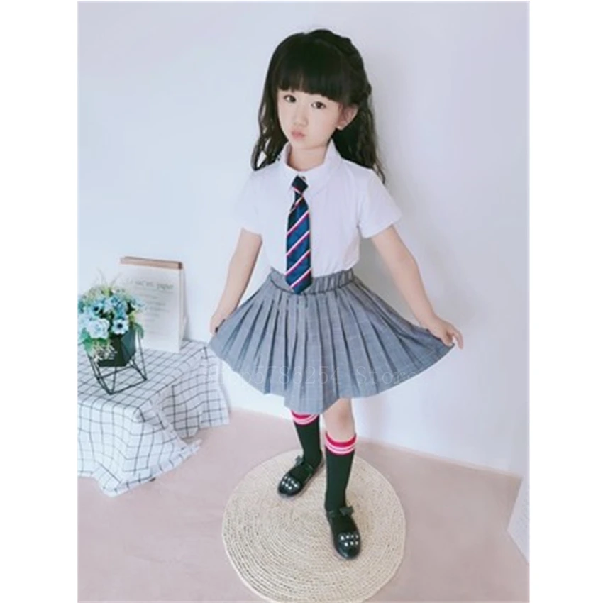 

100-180CM Kids Fashion School Uniform Japanese Style British Boys Girl Primary Student Choir Class Suit Teenagers Dance Costume