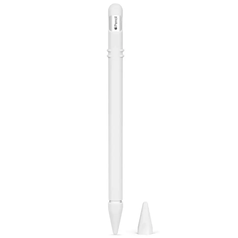 Белый Силиконовый чехол для Apple Pencil 2, Чехол-держатель для iPad Pro 11, 12,9 дюймов,, Apple Pencil 2-го поколения, чехол для стилуса - Цвета: Белый