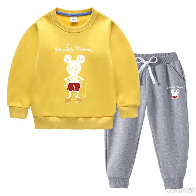 Комплект одежды для мальчиков и девочек из мультфильма Микки Маус - купить по