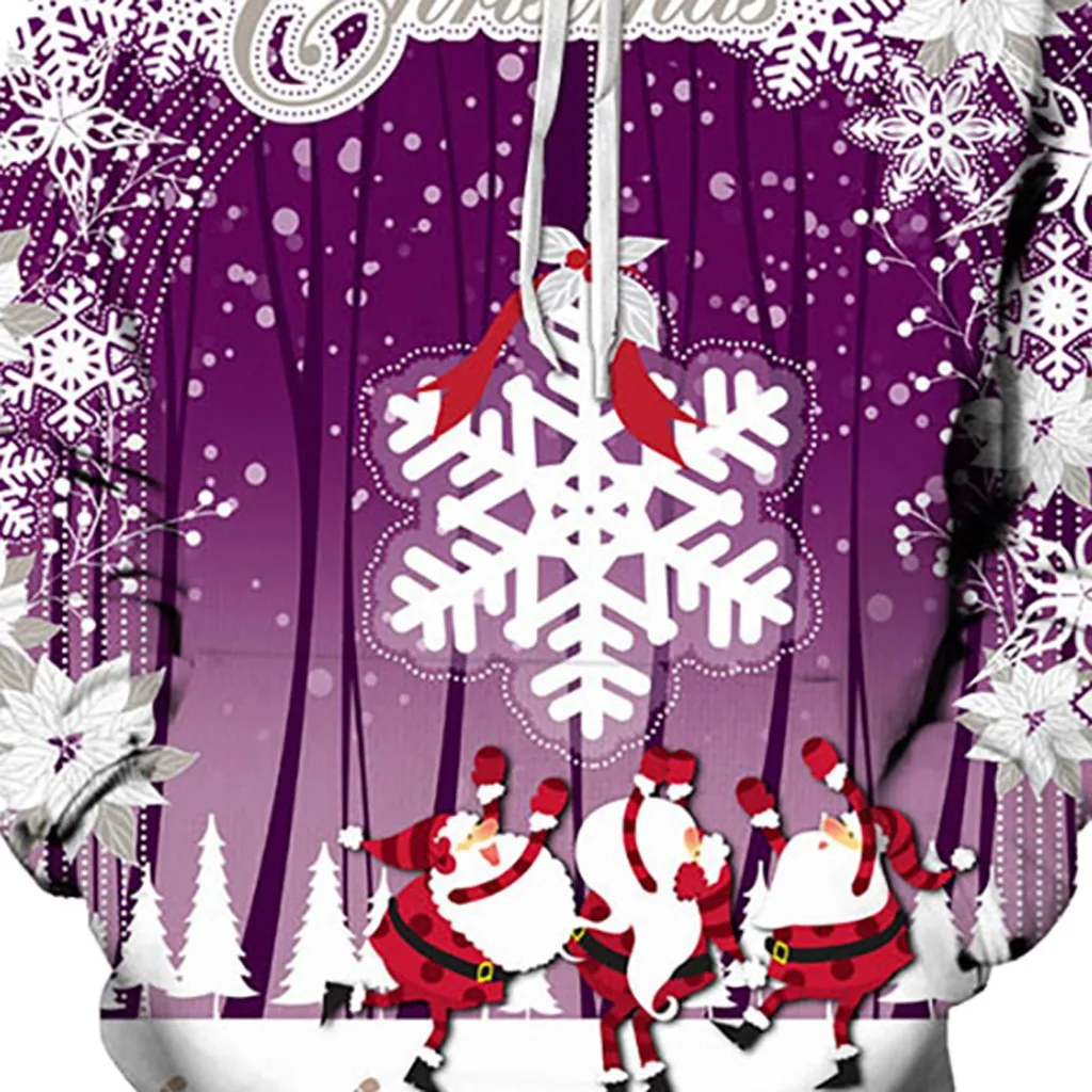 Sagace подростковая одежда свитер Рождество для женщин и мужчин Толстовка пары