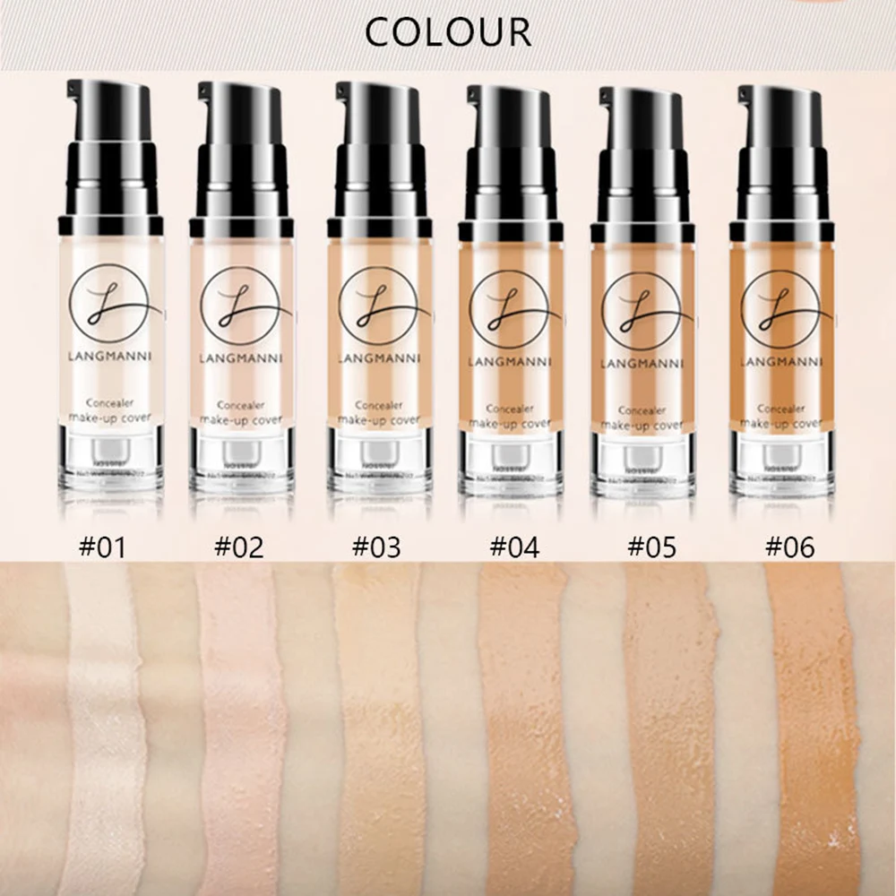 Профессиональный тональный крем для макияжа Жидкий придания яркости коже