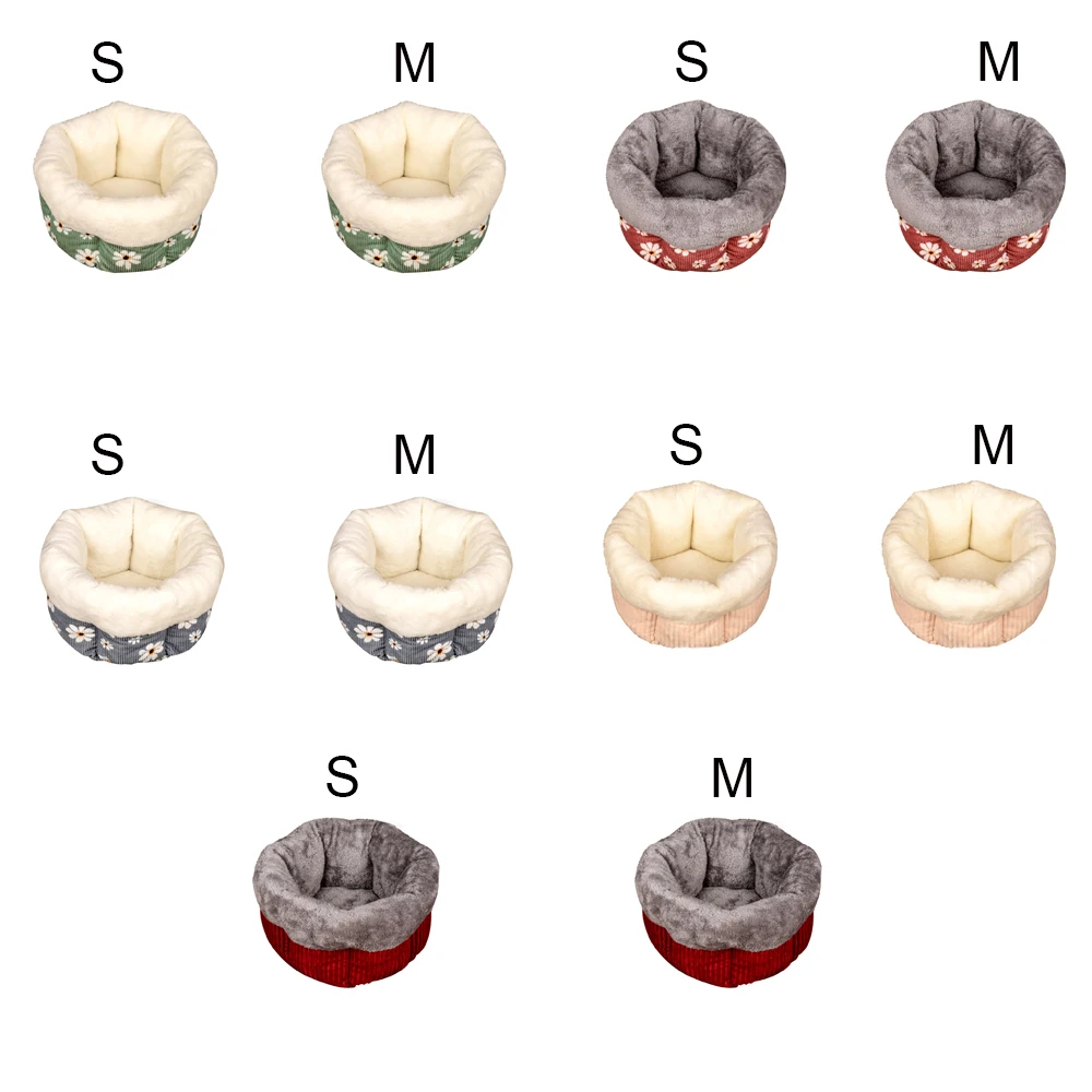 Теплая Лежанка для собаки круглая домашних животных маленьких средних больших