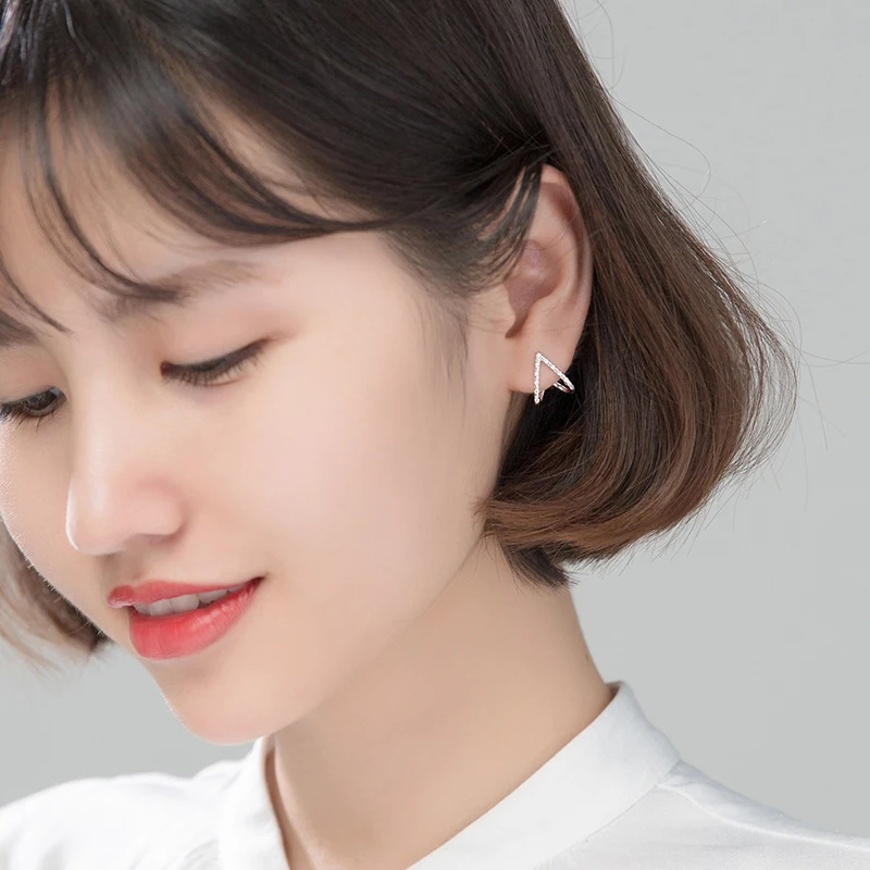 Colusiwei романтический 925 пробы серебро сверкающими камнями &quotлюбящим сердцем&quot