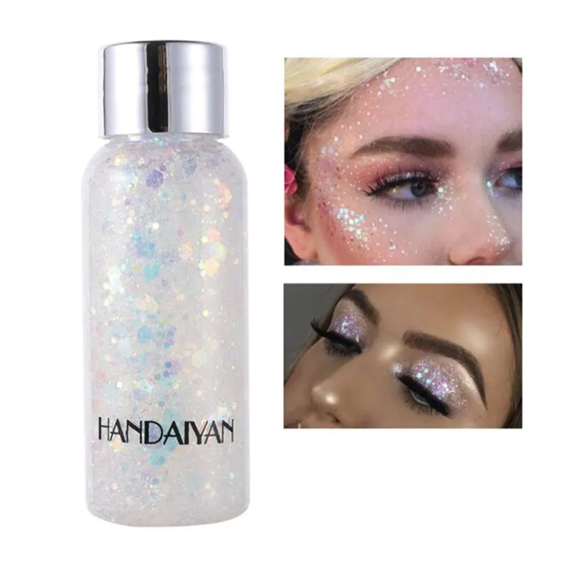 Голографическая Русалка блеск Тени для век гель тела Жидкий глаз свободные