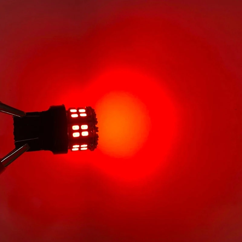 100X Автомобильный авто T20 7443 7440 580 Стробоскопическая вспышка 50 SMD 1206 LED T25 3156 3157