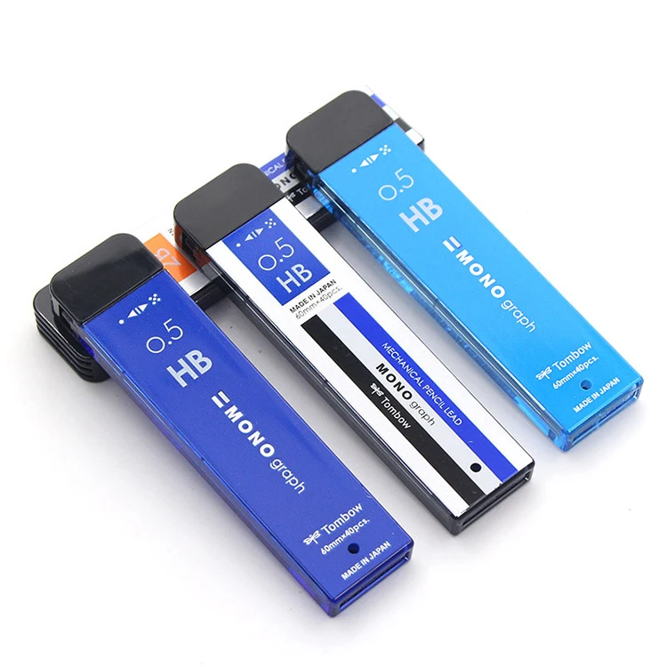 Японский монографический механический карандаш TOMBOW R3/R5-MG 0 3/0 5 мм HB/B/2B с черным