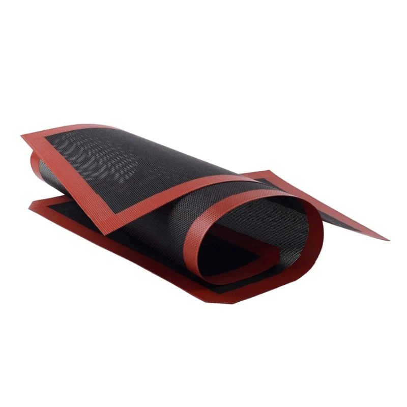 Перфорированный силиконовый коврик для выпечки антипригарный противень печенья