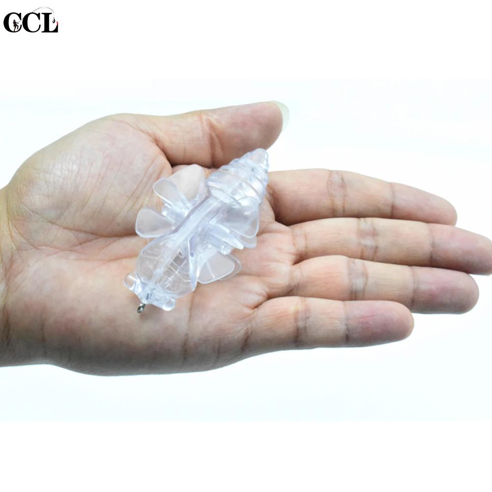 CCLTBA 10 шт./лот пустая приманка Topwater Cicada 7 5 см 13 3 г плавающая Неокрашенная насекомое