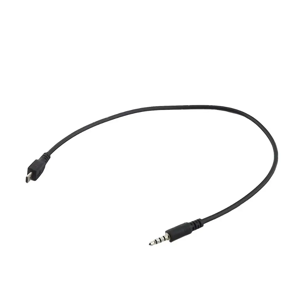 5 шт. 3 мм 4 полюсный стерео штекер на Micro USB автомобильный разъем AUX Out кабель для