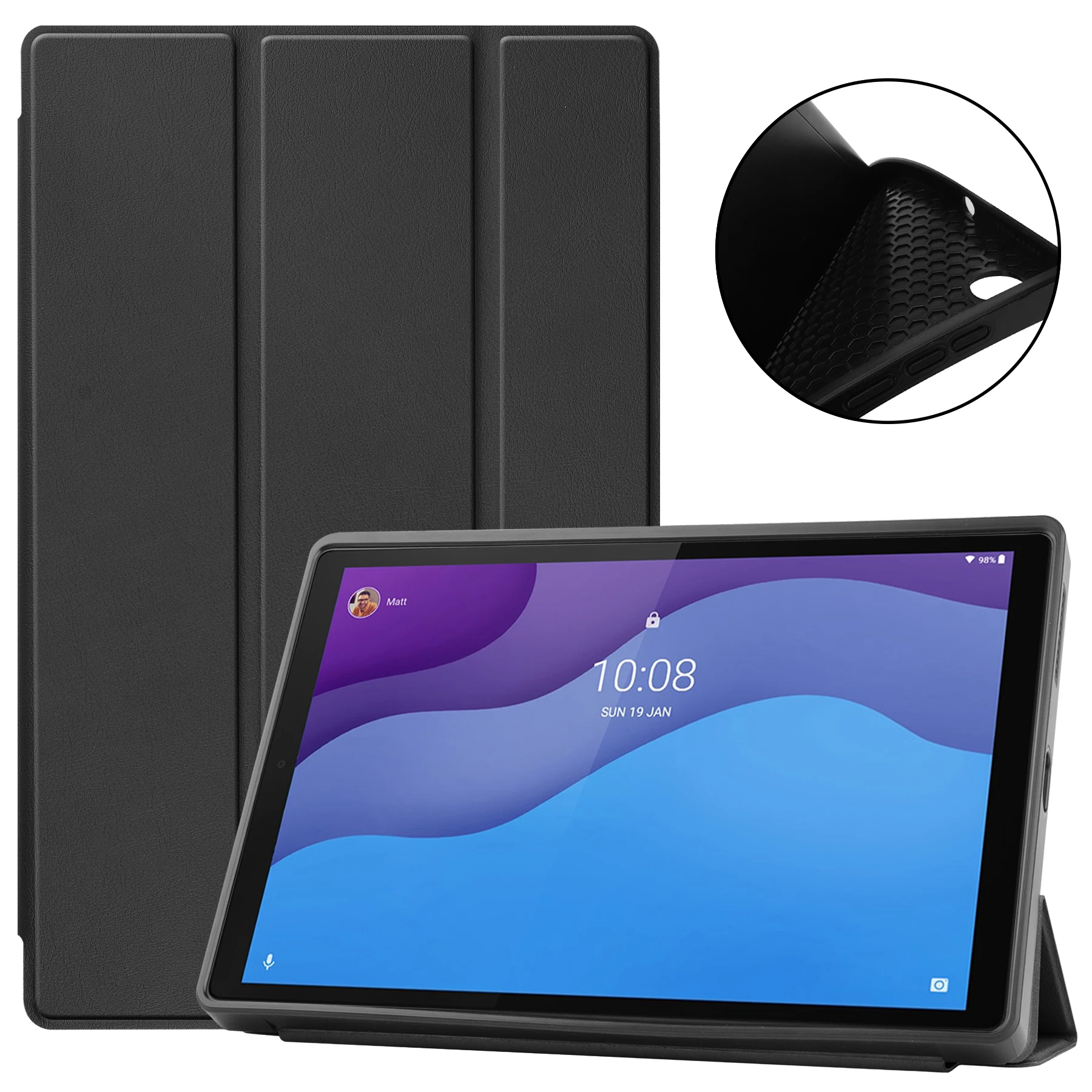 

Магнитный чехол для планшета Lenovo Tab M10 HD 2nd Gen 10,1 дюймов TB-X306X TB-X306F Регулируемый складной чехол-подставка