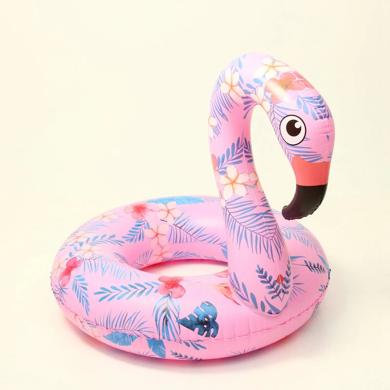 Надувное плавательное кольцо с фламинго для взрослых плавательный круг бассейна