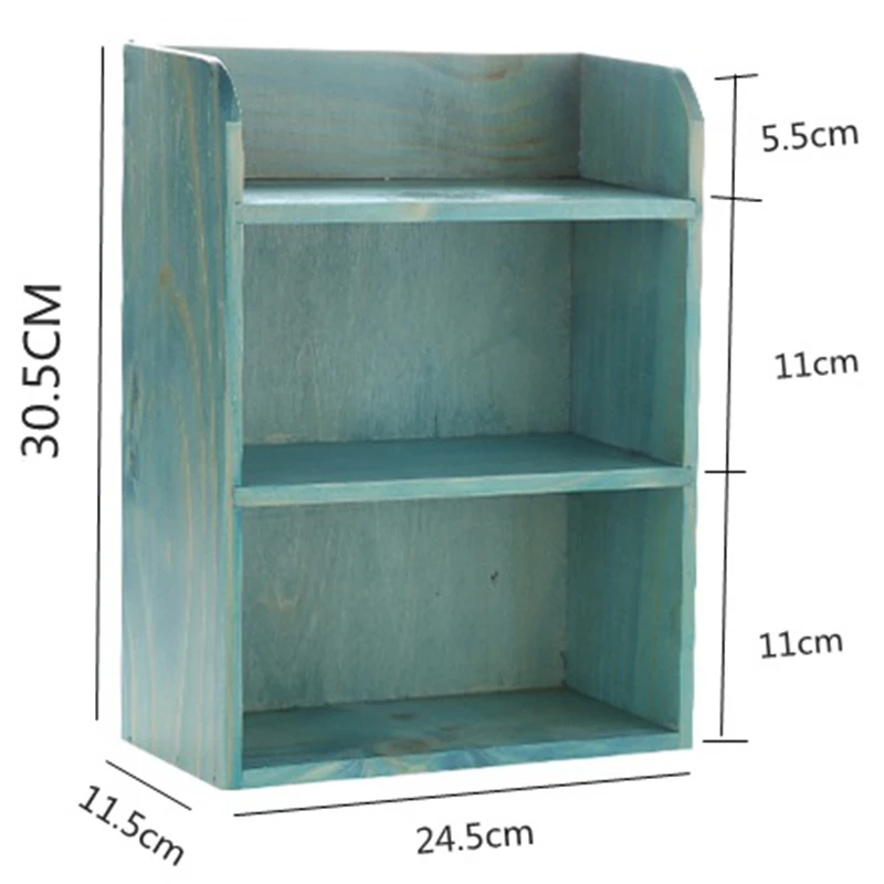 Wooden Wall Shelf Storage Holder Free Stand Desktop Organiser Decor Display Bracket Unit Wood Rack | Дом и сад