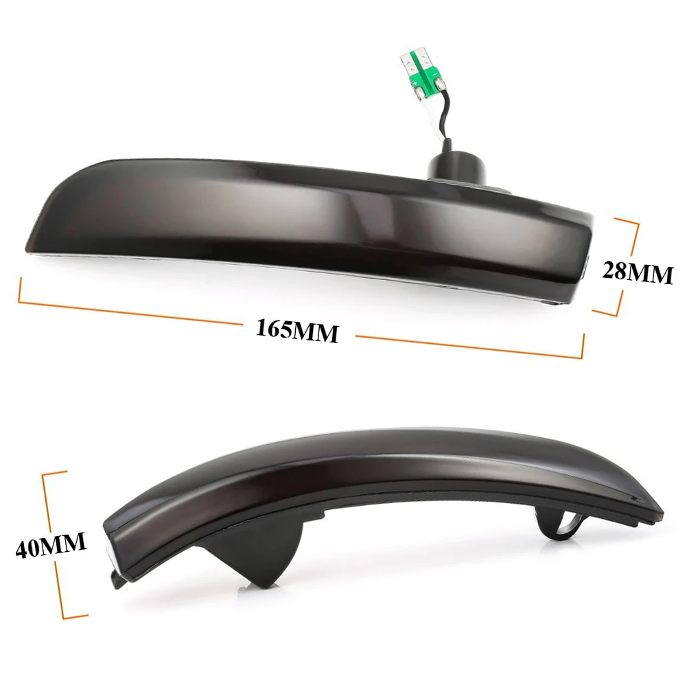 T10 Дымовое динамическое светодиодное зеркало заднего вида световой сигнал