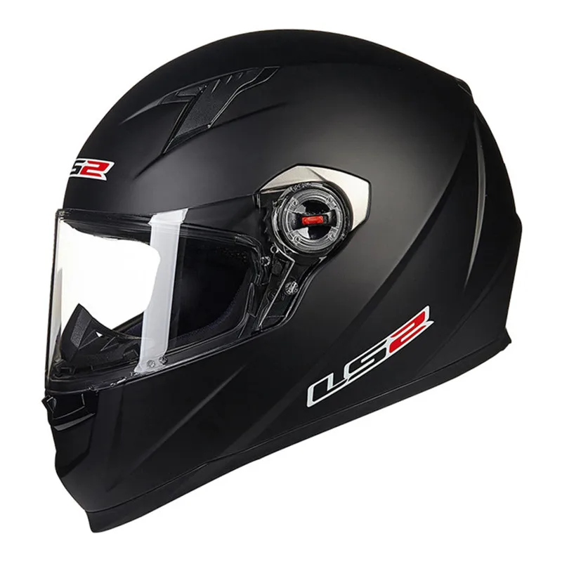 Matt Black LS2 FF358 мотоциклетный шлем анфас мотоциклетный мужской гоночный шлем Moto Casco Capacetes de Motociclista - Цвет: Matt Black