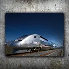 TGV в стиле потертый шик металлический знак доска Винтаж гараж домашний декор ретро постер Олово Знаки Гостиная фермы настенные декоративные