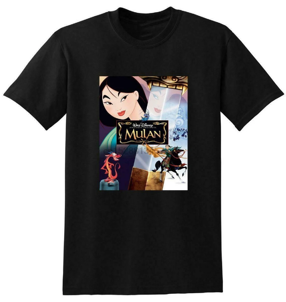 Мулан футболка Blu Ray Dvd плакат Мужская Размеры s xxl бесплатная доставка