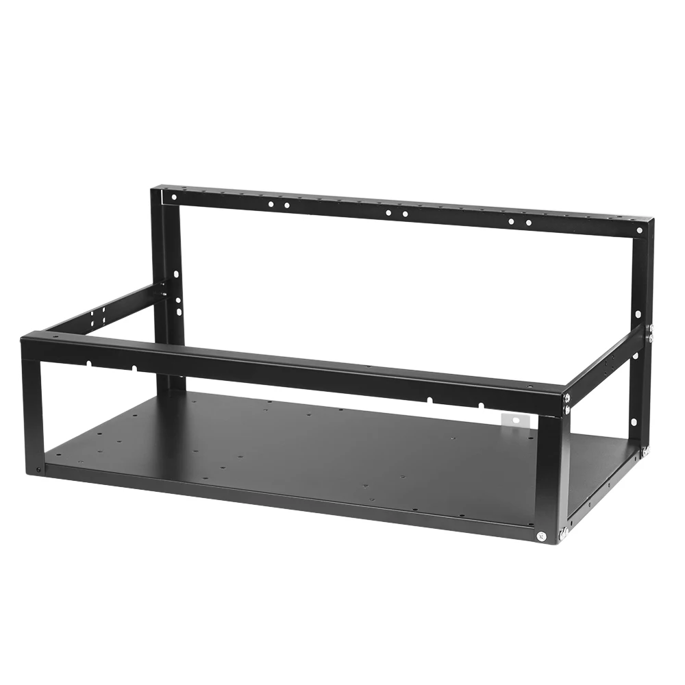 Стальная монета с открытым воздухом Шахтерская горная рама чехол до 8 GPU BTC LTC ETH