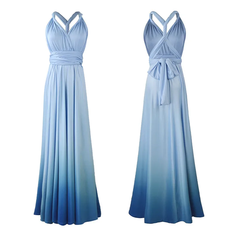 

Summer Dress Bridesmaids Robe Longue Femme Vestidos Sexy Women Dress Multiway Wrap Boho Maxi Club Bandage Women Party Long Dress
