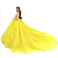 16 bjd clothes fashion yellow sequin princess dress wedding party gown outfits for barbie doll clothes 11 5 dolls accessories