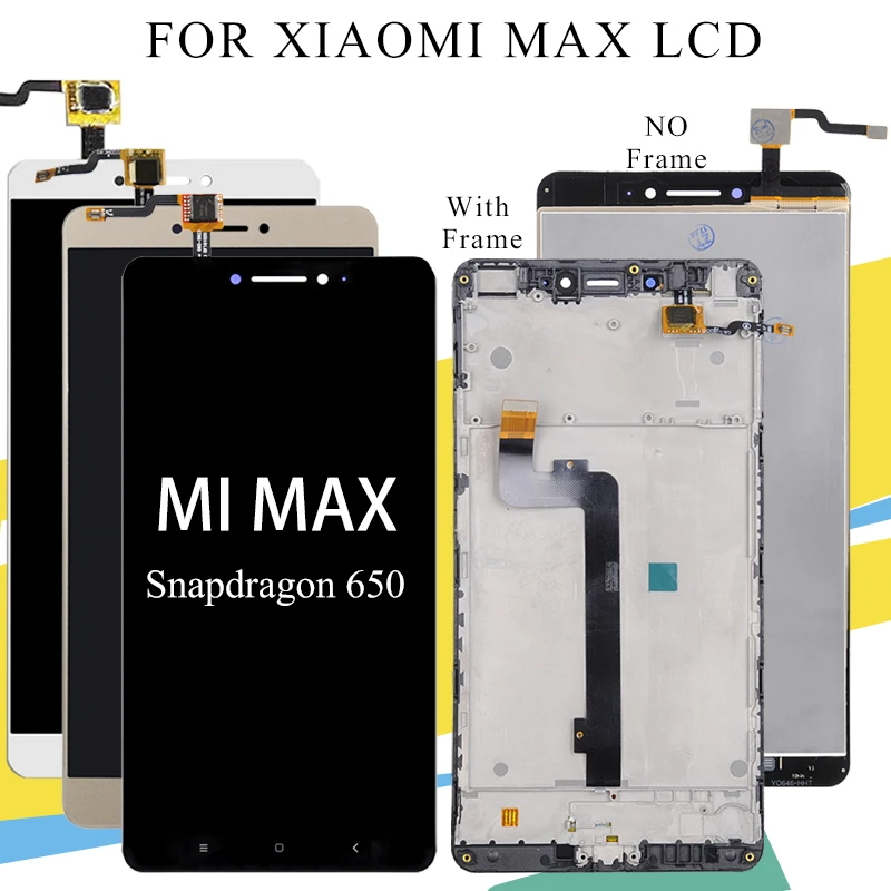 ЖК дисплей Catteny 6 44 дюйма AAA для Xiaomi Mi Max с сенсорной панелью дигитайзер экрана в