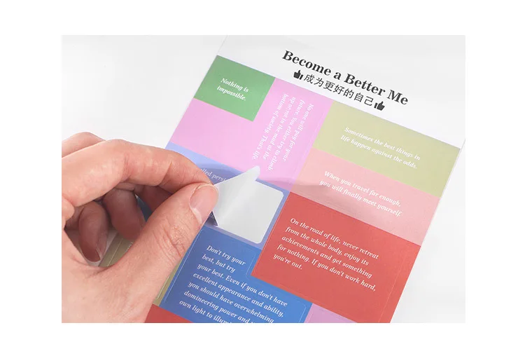 

4 Bags Mixed Total 24PCS Creative Transparent Fashion Colorful Index Sticker Set 195*110mm DIY Planner Scheduler Agenda Supplies