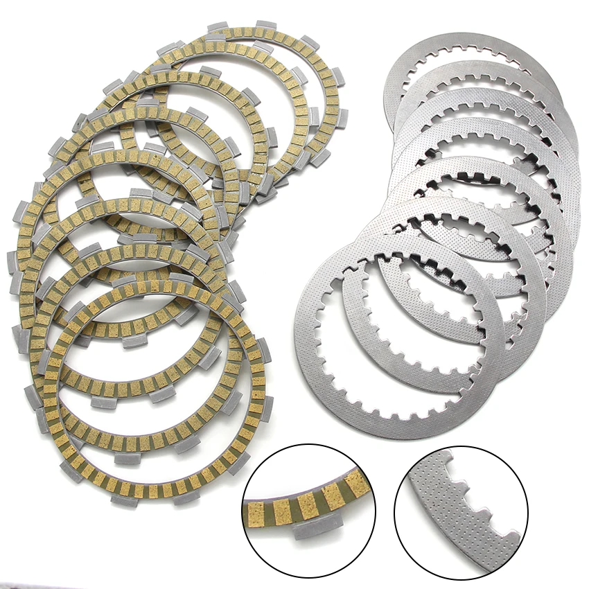 

Фрикционные пластины сцепления мотоцикла для Suzuki GSX600 GSX750F Katana 1998 1999 2000 2001 2002 2003 -2006 21441-37420 21451-05A00