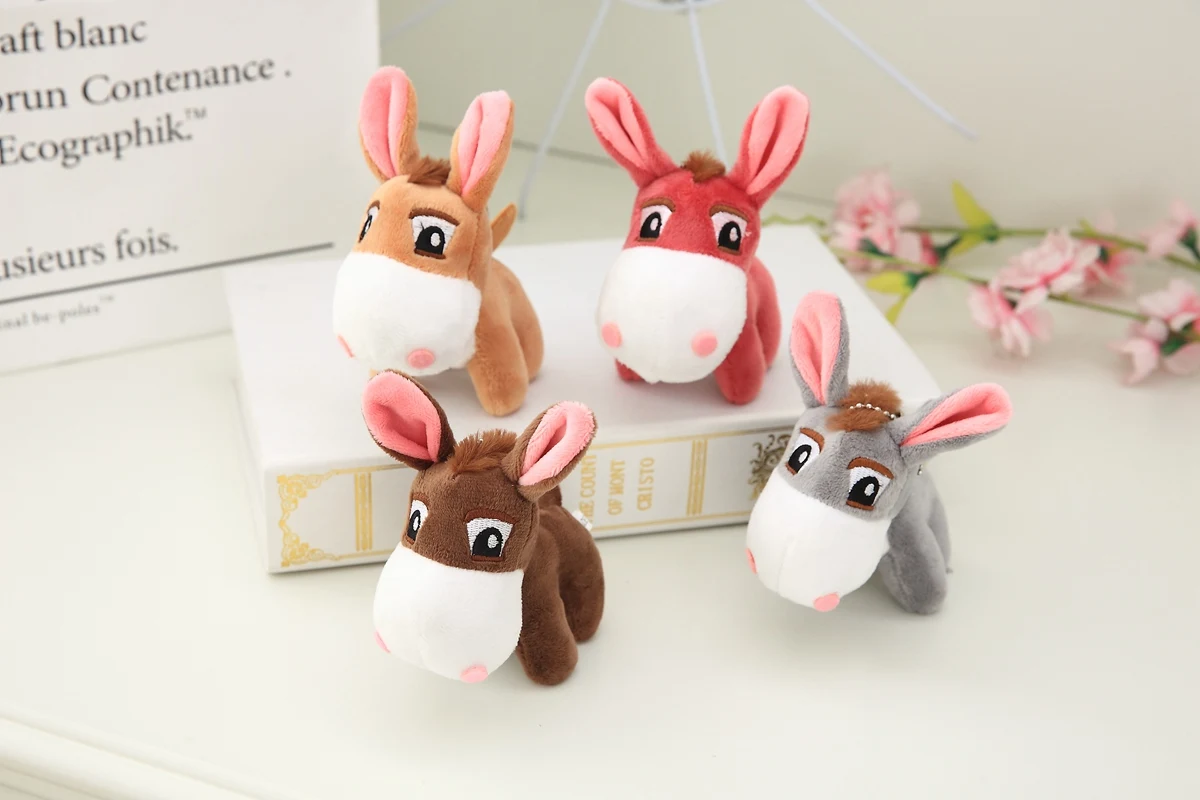 

Donkey Plush Keychain Small Pendant Cute Little Donkey Pendant Little Donkey Keychain Fun Plush Doll Children Birthday Present