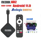Приставка Смарт-ТВ MECOOL KD2, Android 11, 4 + 32 ГБ, 2,4 ГГц