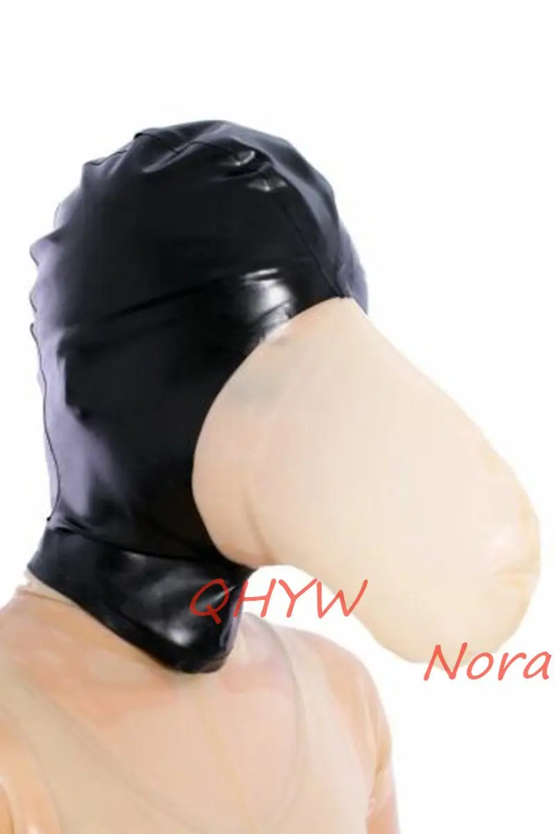 

Sexy Handmade Latex Face Mask for Female Exotic Latex Full Breath Hoods Mask Cekc Lingerie Uniform