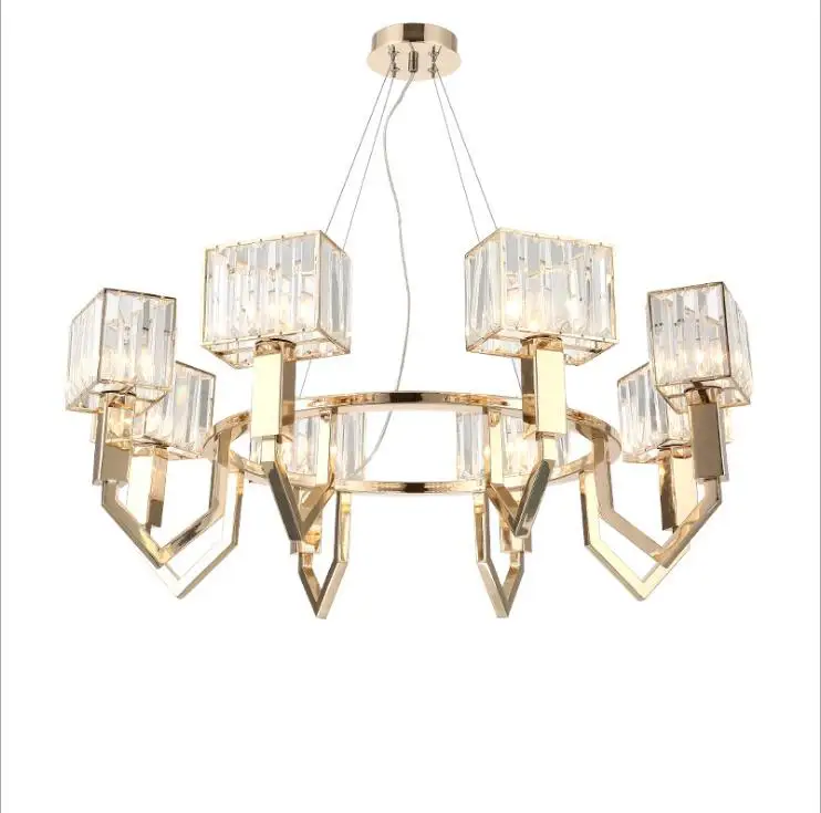 Постмодернизированная хрустальная люстра для гостиной стандартная