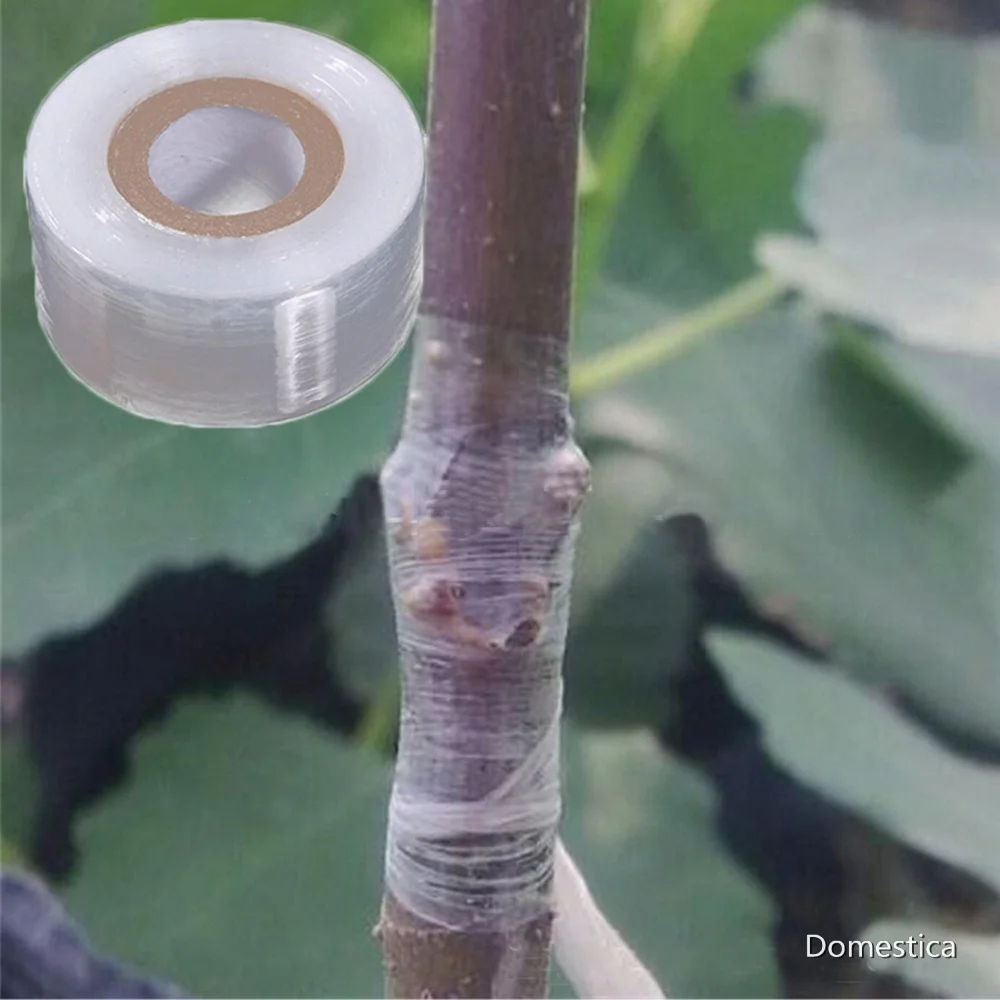 

PE Grafting Tape Film Self-Adhesive Portable Garden Tree Plants Seedlings Grafting Supplies Stretchable 30MMX120M Tapes 10PCS