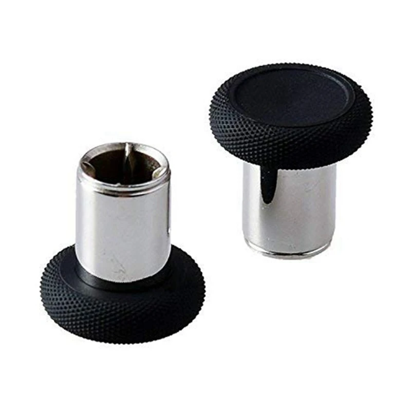 

1 Set 6 in 1 Thumbstick Grips Replacement Parts & 1 Set Swap Thumbsticks Metal Button Replacement Parts