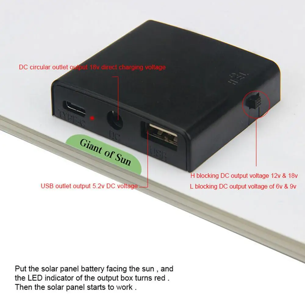 Цена Складная солнечная панель с 2 USB-портами, 100 Вт, 12 В, 5 В