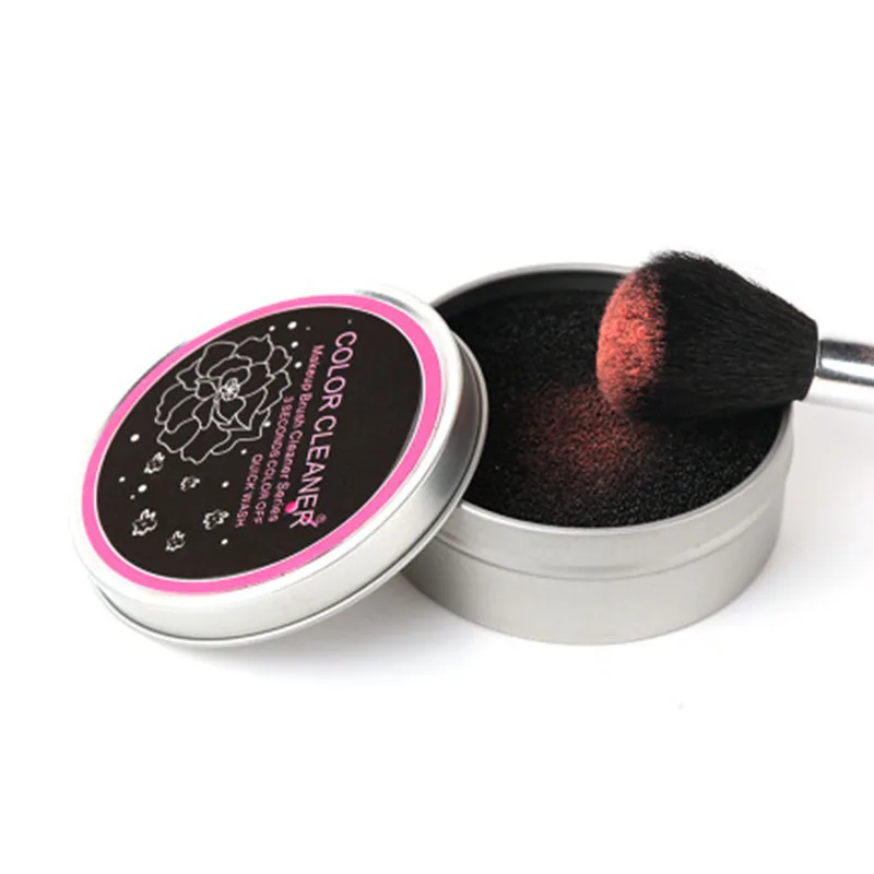 Портативная губка для удаления макияжа спонж косметики цвет от Кисти чистящий