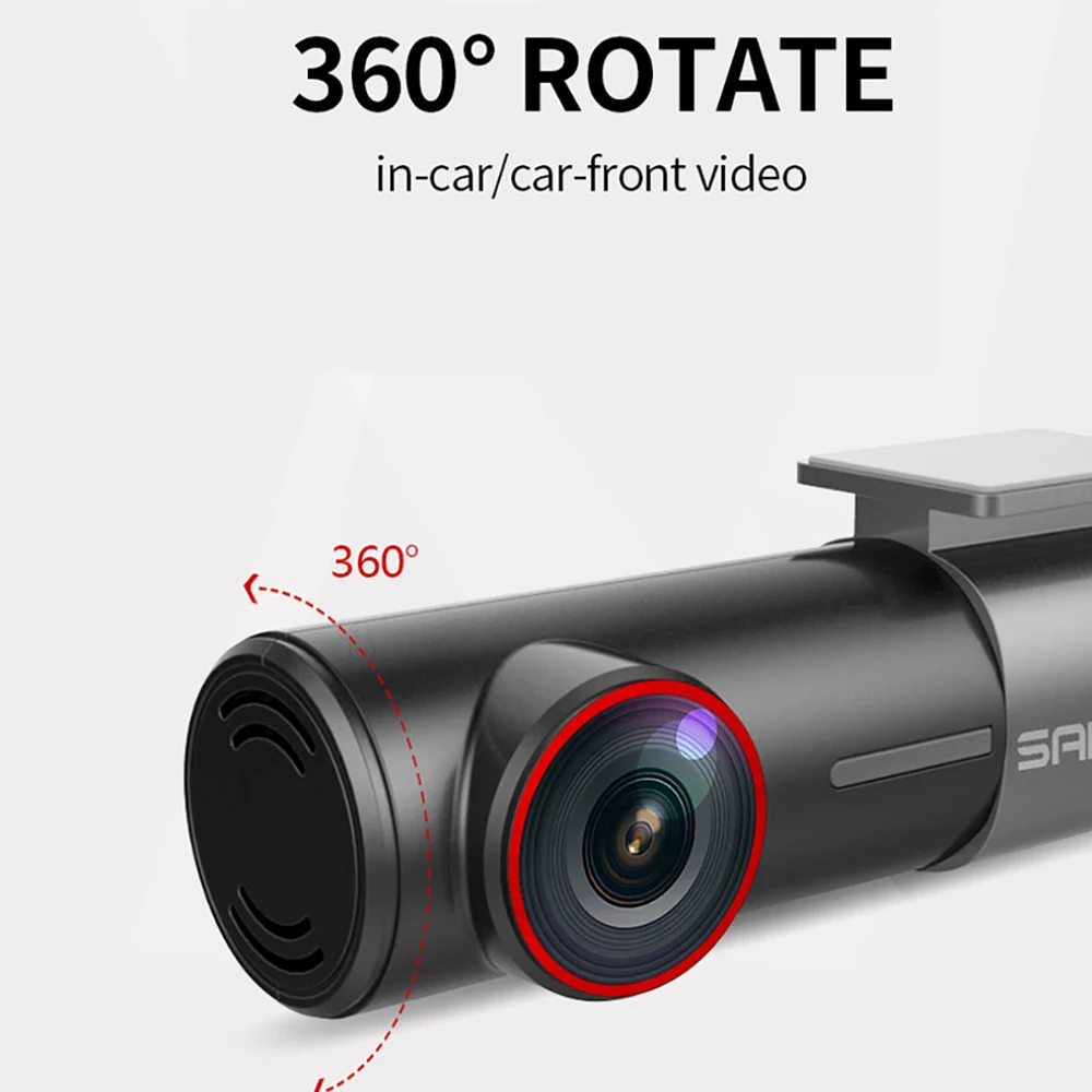 

U700 Mini Hidden FHD 1080P Car Dash Cam Front Rear Camera DVR Detector with WiFi FHD Video Recorder 24H Parking Monitor