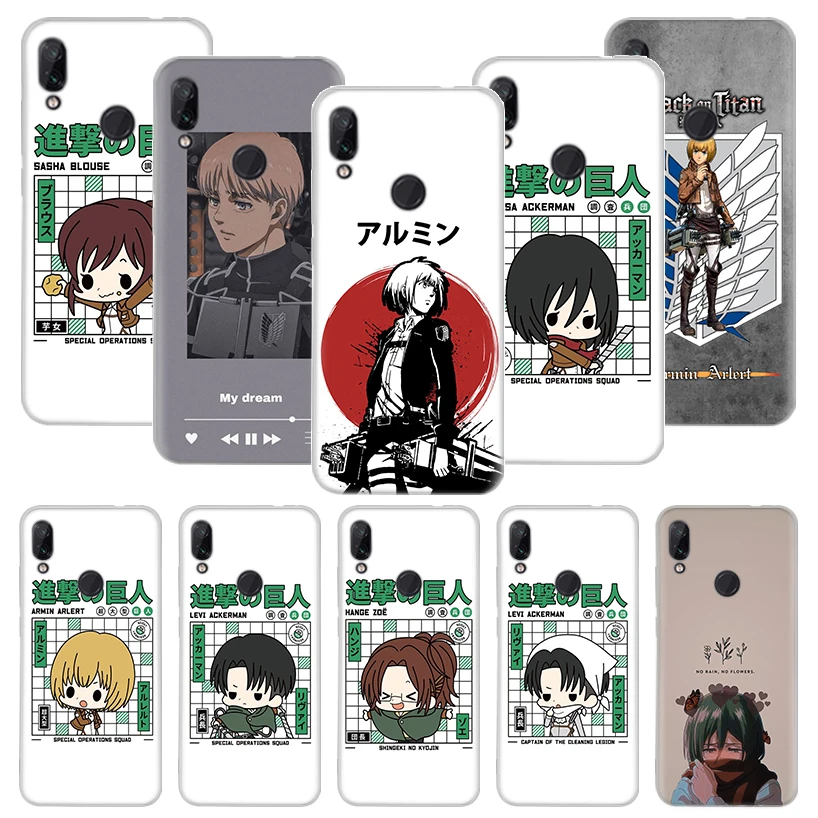 

Armin Arlert Attack On Titan Case Funda For Xiaomi Mi Note 10 Pro 10T 9T 11 Ultra 11 Lite Poco X3 NFC F2 F3 M2 A3 Cover Coque