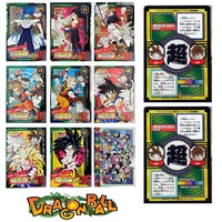 9pcs anime dragon ball fighting special bullet repaint cloth yarn flash game collection card child toy holiday gift