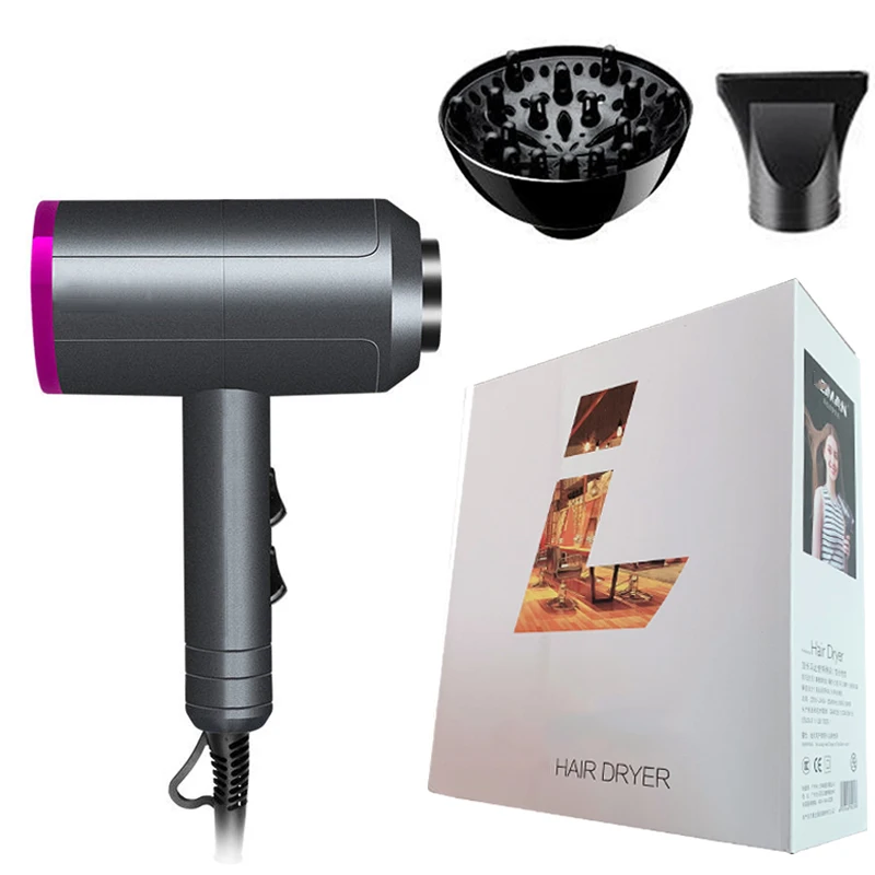 

Фен для волос, 2000 Вт, с отрицательными ионами