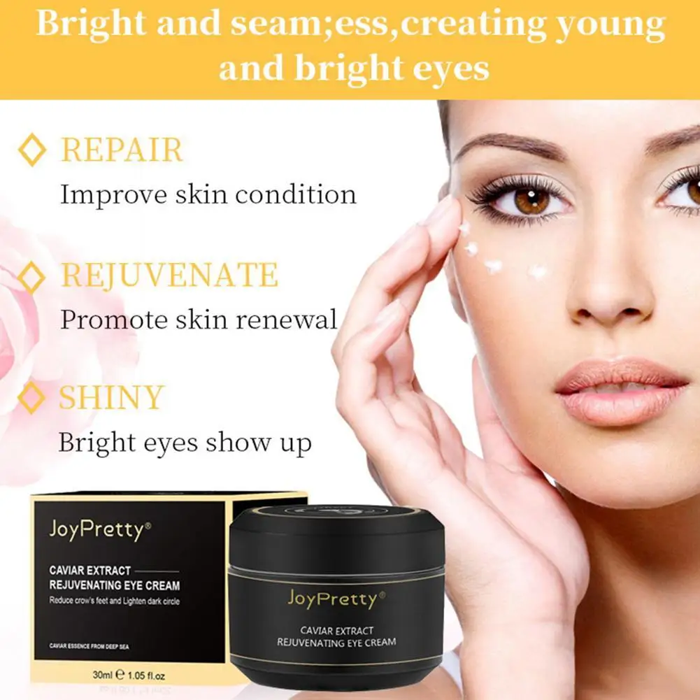 

30g Caviar Repairing Eye Cream Puffiness Anti Wrinkle Remove Dark Circle Anti-Aging Moisturizing Repairing And Firming Eye Care