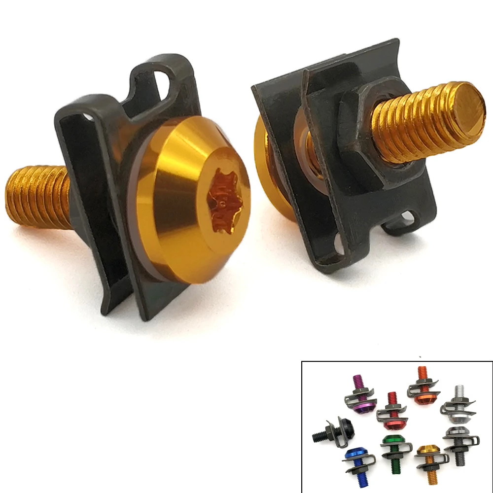 Алюминиевые мотоциклетные болты обтекателя 6 мм крепежные зажимы винтовые