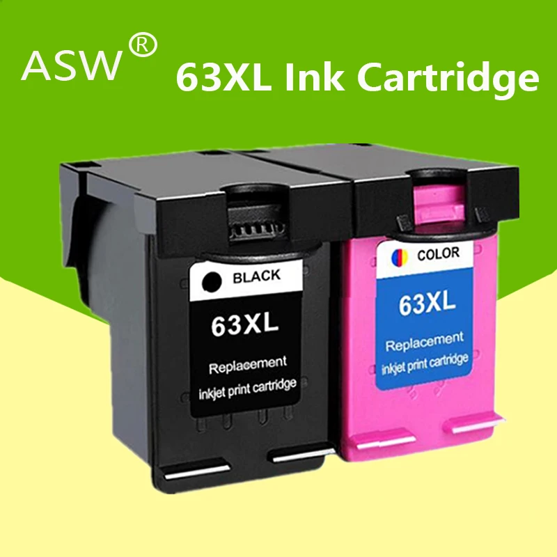Сменный чернильный картридж ASW 63XL для hp 63 XL HP63 принтера Deskjet 1110 2130 2131 2132 3630 5220 5230