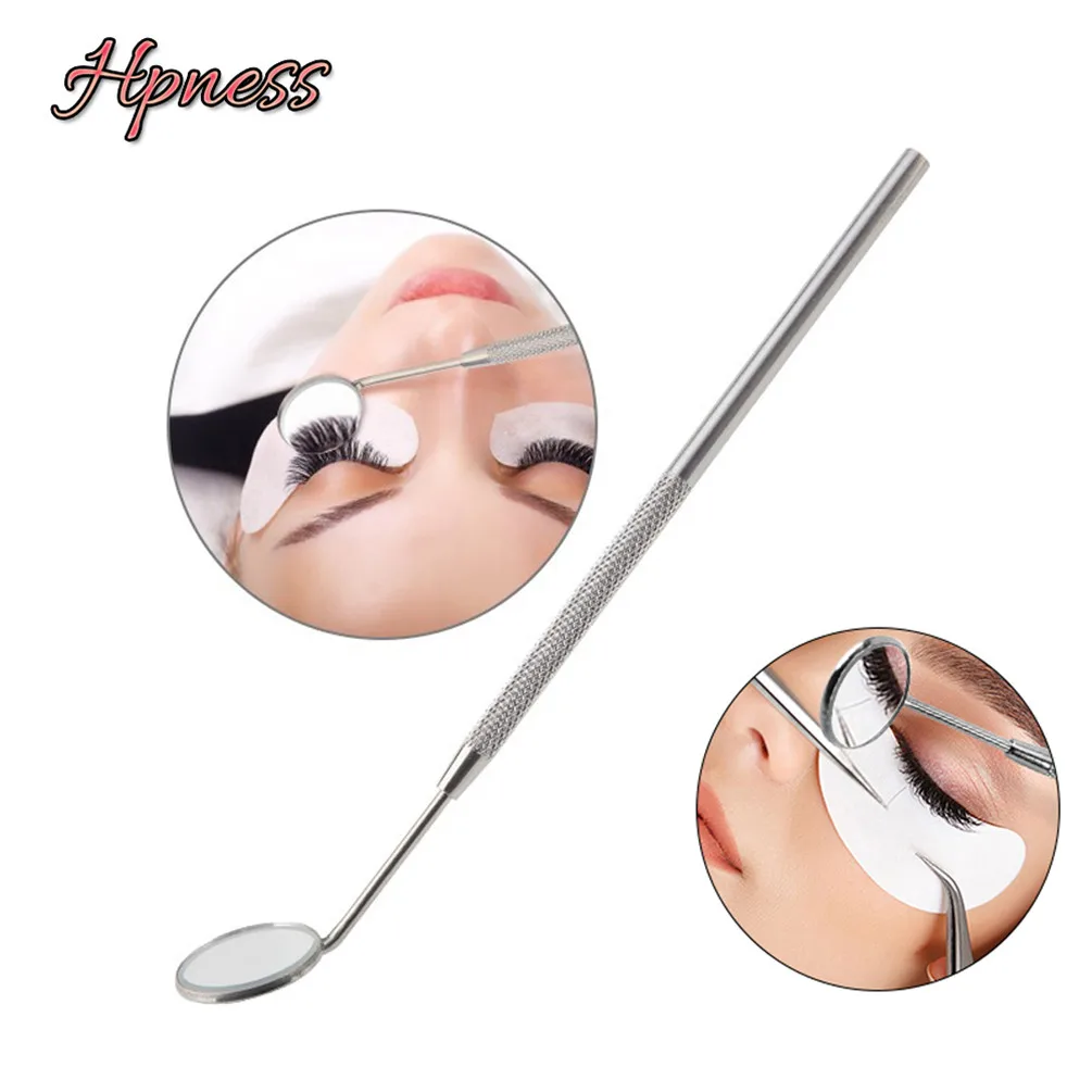 

Makeup Mini Mirror for Eyelash Extensions Stainless Steel Inspection Mirror Beauty Tools Makeup Applicator