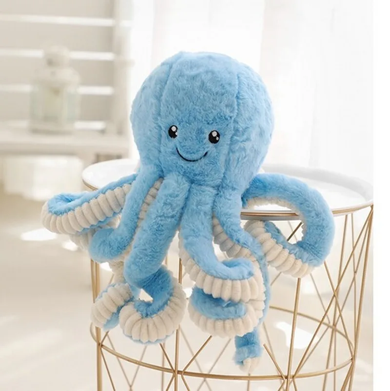 Hot Sale 18/40/60/80cm Lovely Simulation Octopus Pendant Plush Stuffed Toy Soft Animal Home Accessories Cute Doll Children Gifts | Игрушки и