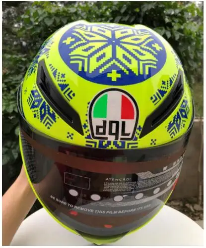 Шлем мотоциклетный мужской полный комплект профессиональный для соревнований