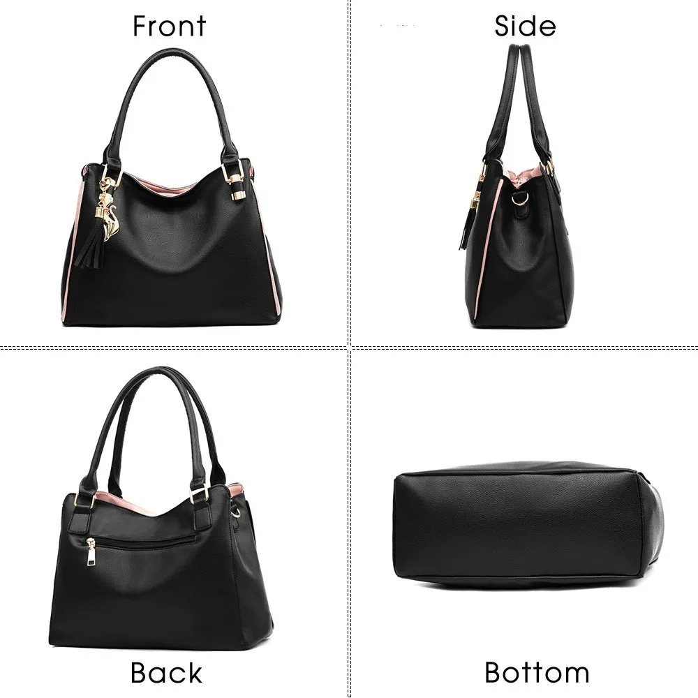 Herald Fashion женские сумки кожаная женская сумка через плечо Повседневная Сумка тоут